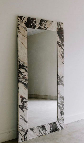 Large marble mirror