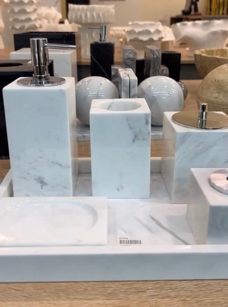 Marble toilet set