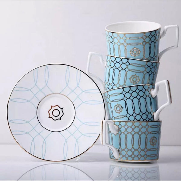 Blue tea/coffee set