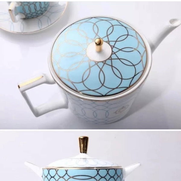 Blue tea/coffee set