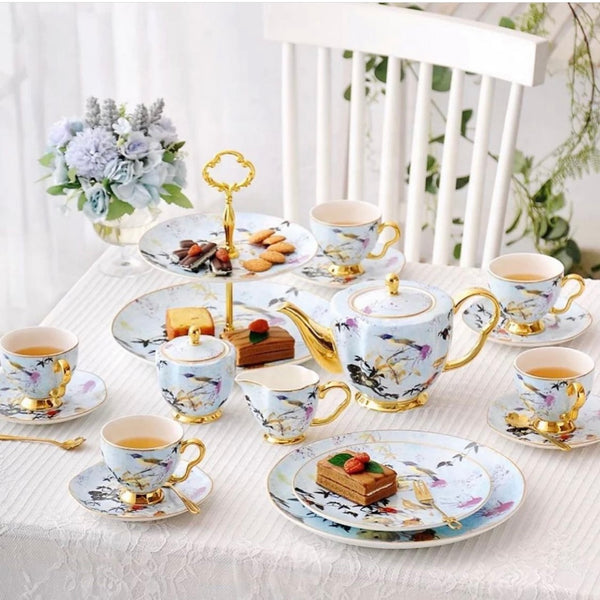 Blue birds tea / coffee set